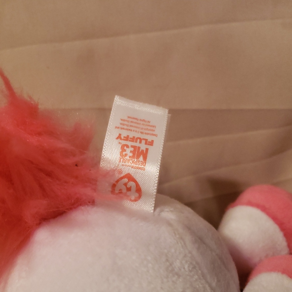 Ty Fluffy The Unicorn 6" Despicable Me 3 Original Beanie Babies Collection NWT - Picture 7 of 7